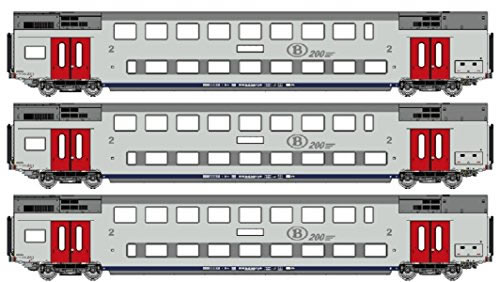LS Models 43008 - 3pc Passenger Coach Set B, B & B of the SNCB